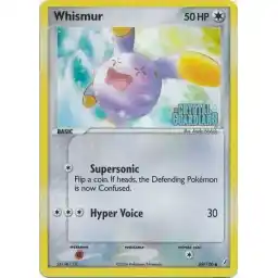 EX Crystal Guardians - 069/100 - Whismur - Reverse Holo