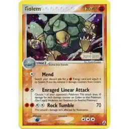 EX Legend Maker - 6/92 - Golem - Reverse Holo Rare (Moderately Played)