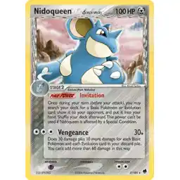 EX: Dragon Frontiers - 007/101 - Nidoqueen (delta species) - Holo