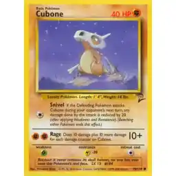 Base Set 2 - 070/130 - Cubone (Near Mint -)