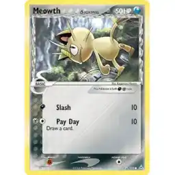 EX: Holon Phantoms - 071/110 - Meowth (delta species)