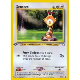Neo Genesis - 071/111 - Sentret - 1st Edition (Heavily Played)