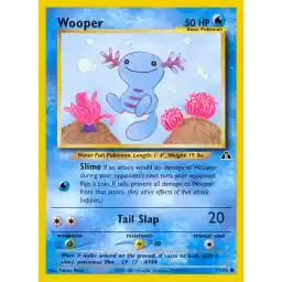 Neo Discovery - 71/75 - Wooper (Lightly Played)