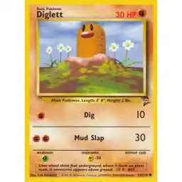 Base Set 2 - 071/130 - Diglett (Near Mint -)