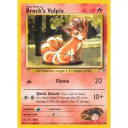 Gym Heroes - 073/132 - Brock's Vulpix (Near Mint -)