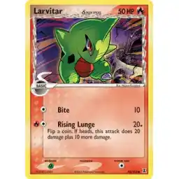 EX Delta Species - 73/113 - Larvitar (delta species) (Heavily Played)
