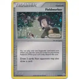 EX Legend Maker - 73/92 - Fieldworker - Reverse Holo (Heavily Played)