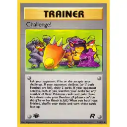 Team Rocket - 74/82 - Challenge! - 1st Edition