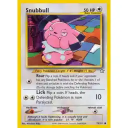 Neo Genesis - 074/111 - Snubbull (Near Mint -)