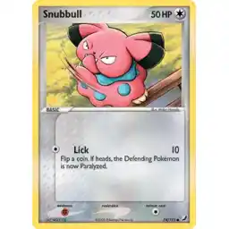 EX Unseen Forces - 74/115 - Snubbull (Lightly Played)