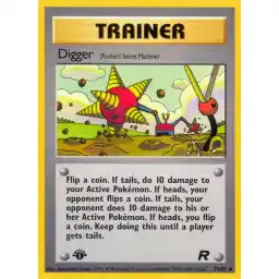 Team Rocket - 75/82 - Digger - 1st Edition