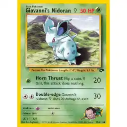 Gym Challenge - 075/132 - Giovanni's Nidoran F