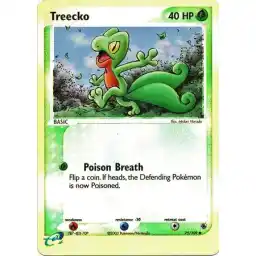 EX Ruby & Sapphire - 075/109 - Treecko - Reverse Holo (Lightly Played)