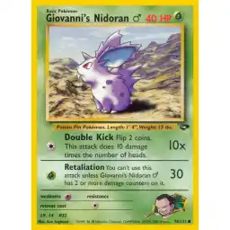 Gym Challenge - 076/132 - Giovanni's Nidoran M