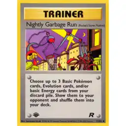 Team Rocket - 77/82 - Nightly Garbage Run - 1st Edition