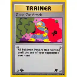 Team Rocket - 78/82 - Goop Gas Attack - 1st Edition