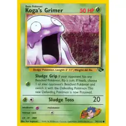 Gym Challenge - 078/132 - Koga's Grimer (Near Mint -)