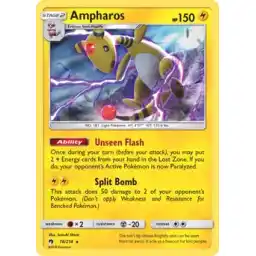 Lost Thunder - 078/214 - Ampharos - Holo Rare