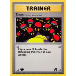 Team Rocket - 79/82 - Sleep! - 1st Edition