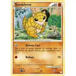 HeartGold & SoulSilver - 079/123 - Sandshrew (Lightly Played)