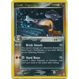 EX Team Rocket Returns - 007/109 - Dark Marowak - Reverse Holo (Heavily Played)