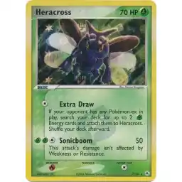 EX Hidden Legends - 7/101 - Heracross - Reverse Holo Rare