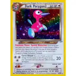 Neo Destiny - 008/105 - Dark Porygon2 - Holo (Lightly Played)
