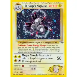 Gym Heroes - 008/132 - Lt. Surge's Magneton - Holo