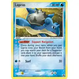 EX Legend Maker - 8/92 - Lapras - Holo Rare (Lightly Played)