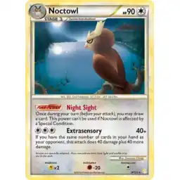 HeartGold & SoulSilver - 008/123 - Noctowl - Rare