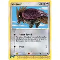 EX Sandstorm - 081/100 - Spearow