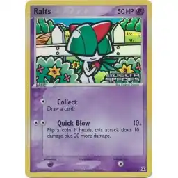 EX Delta Species - 81/113 - Ralts - Reverse Holo (Heavily Played)