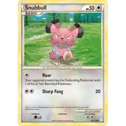 HeartGold & SoulSilver - 082/123 - Snubbull