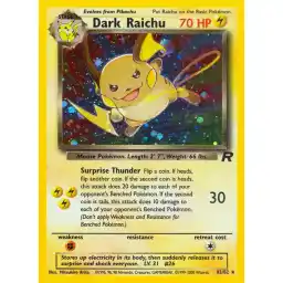 Team Rocket - 83/82 - Dark Raichu - Secret Rare (Lightly Played)