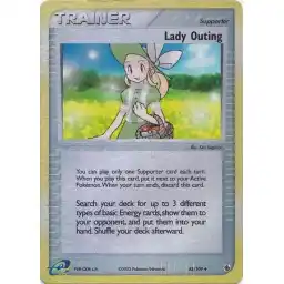 EX Ruby & Sapphire - 083/109 - Lady Outing - Reverse Holo