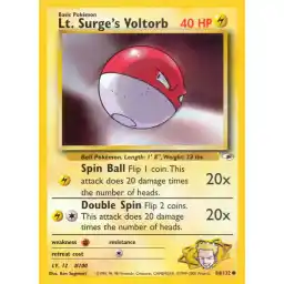 Gym Heroes - 084/132 - Lt. Surge's Voltorb