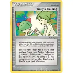 EX Emerald - 85/106 - Wally's Training