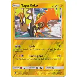 Lost Thunder - 085/214 - Tapu Koko - Reverse Holo