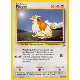 Base Set 2 - 086/130 - Pidgey (Lightly Played)