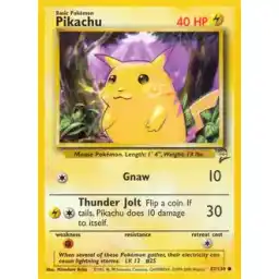 Base Set 2 - 087/130 - Pikachu