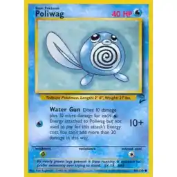Base Set 2 - 088/130 - Poliwag (Moderately Played)