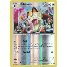 Steam Siege - 088/114 - Meowth - Reverse Holo
