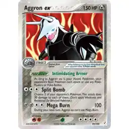 EX Crystal Guardians - 089/100 - Aggron ex (Lightly Played)