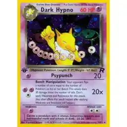 Team Rocket - 09/82 - Dark Hypno - 1st Edition - Holo (Near Mint -)