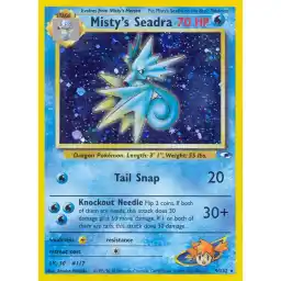 Gym Heroes - 009/132 - Misty's Seadra - Holo