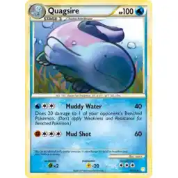 HeartGold & SoulSilver - 009/123 - Quagsire - Holo Rare