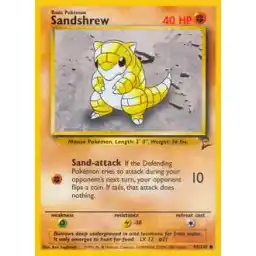 Base Set 2 - 091/130 - Sandshrew (Moderately Played)