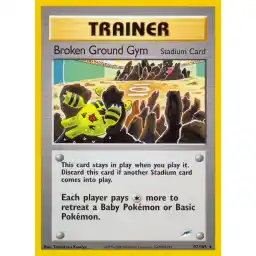 Neo Destiny - 092/105 - Broken Ground Gym - Rare