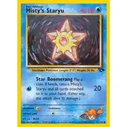 Gym Challenge - 092/132 - Misty's Staryu (Lightly Played)