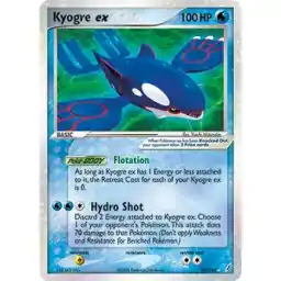 EX Crystal Guardians - 095/100 - Kyogre ex (Lightly Played)